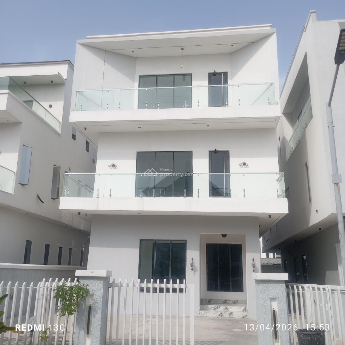 5-bed Luxury Mansion with Pool (new Estate), Regional View Estate By Pinnock Beach, Osapa, Lekki, Lagos, Detached Duplex for Sale