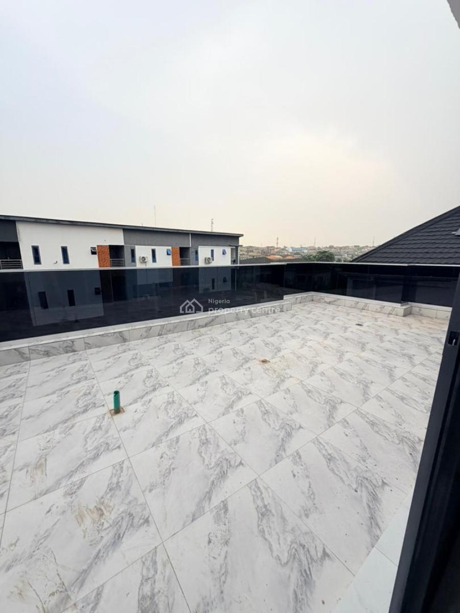 Magnificently Built 5 Bedroom Fully Detached Duplex Plus Bq and Terrac, Beautifully Designed Home with Bq, Roof Terrace in an Estate, Gra Phase 2, Magodo, Lagos, Detached Duplex for Sale