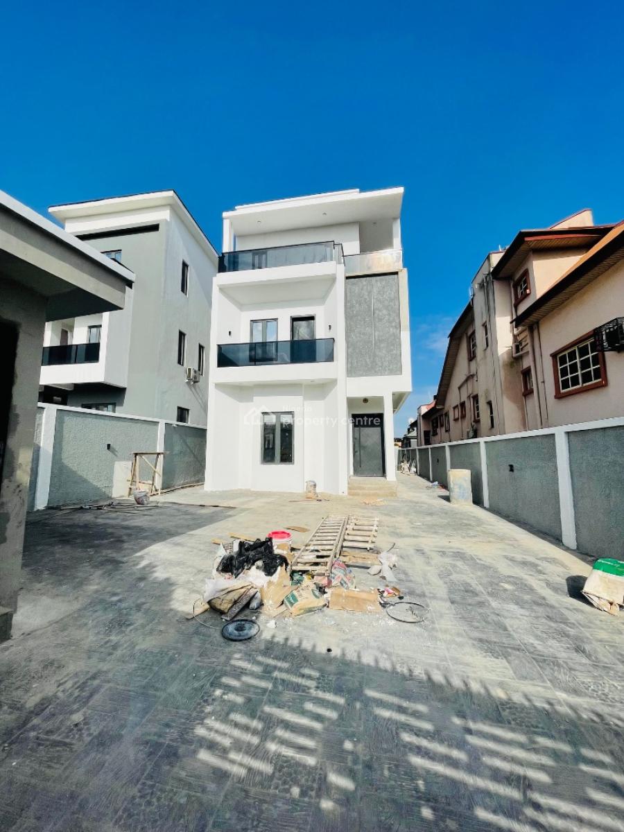 Newly Built 7 Bedroom Fully Detached Duplex with a Bq and Pool, Exclusive Family Home with Pool, Study, Terrace in an Exclusive Estate, Gra Phase 2, Magodo, Lagos, Detached Duplex for Sale
