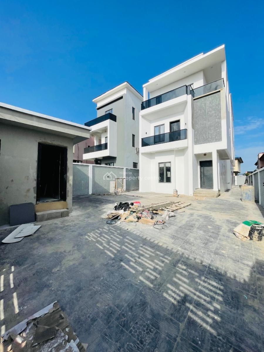Newly Built 7 Bedroom Fully Detached Duplex with a Bq and Pool, Exclusive Family Home with Pool, Study, Terrace in an Exclusive Estate, Gra Phase 2, Magodo, Lagos, Detached Duplex for Sale