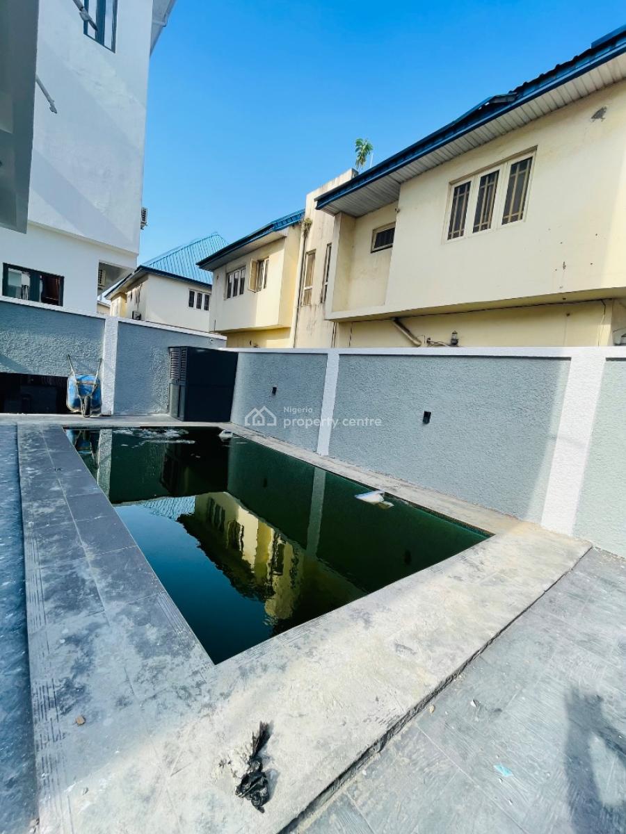 Newly Built 7 Bedroom Fully Detached Duplex with a Bq and Pool, Exclusive Family Home with Pool, Study, Terrace in an Exclusive Estate, Gra Phase 2, Magodo, Lagos, Detached Duplex for Sale