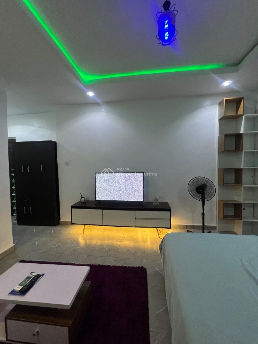 Serviced Studio Apartment Fully Furnished, Jibowu, Yaba, Lagos, Self Contain (single Rooms) for Rent