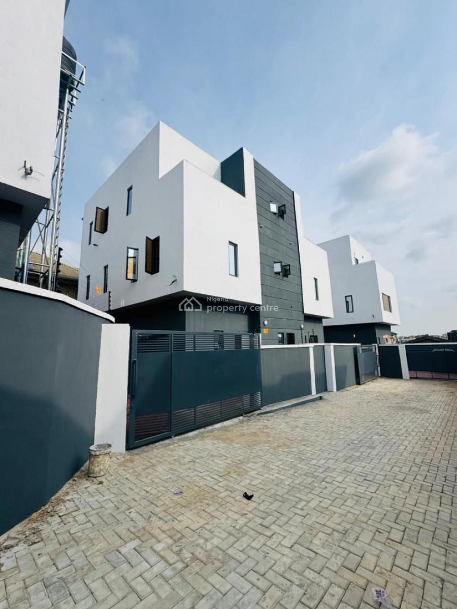 Beautifully Crafted 4 Bedroom Semi Detached Duplex Plus Bq, Elegantly Designed Home with Bq in a Secured Estate, Gra Phase 1, Magodo, Lagos, Semi-detached Duplex for Sale