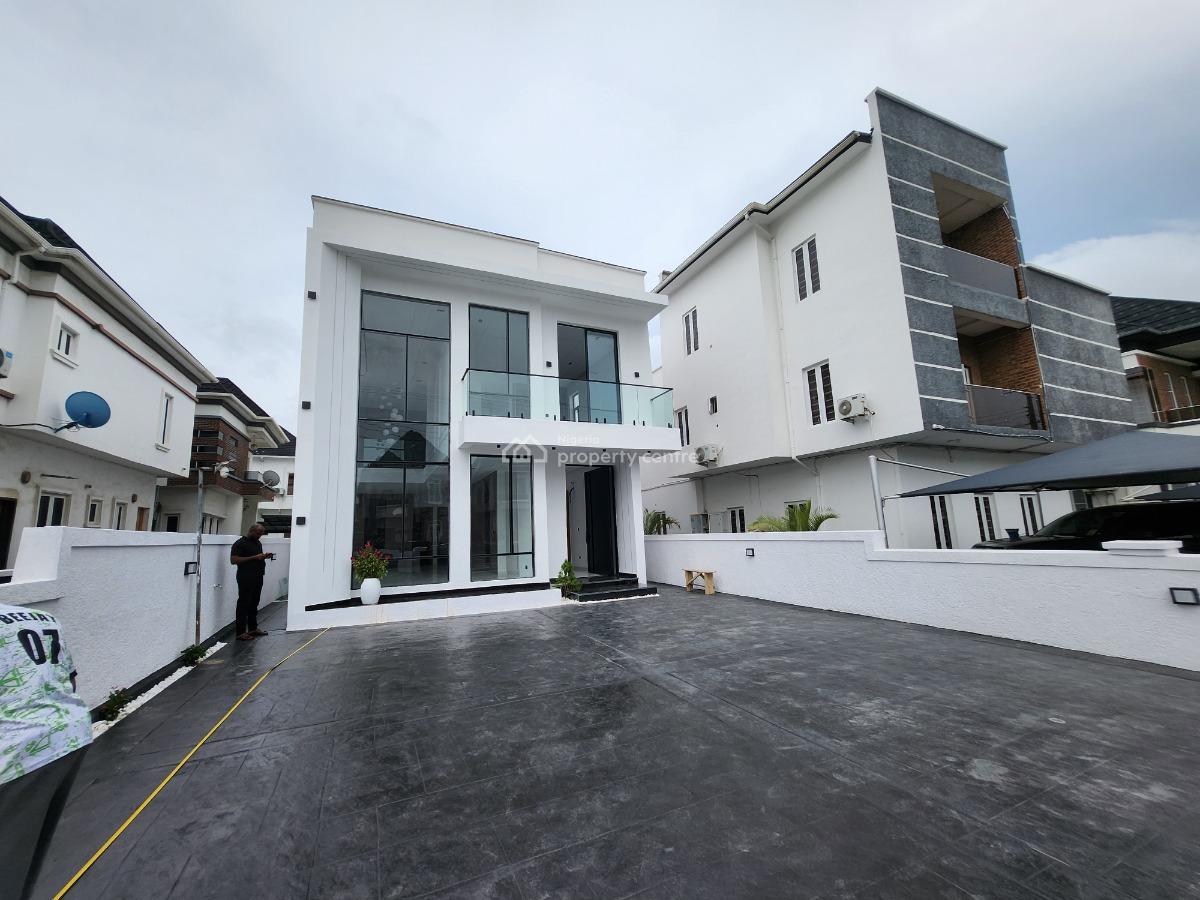 Contemporary 5 Bedrooms Fully Detached House with Bq, Megamound Estate Ikota, Ikota, Lekki, Lagos, Detached Duplex for Sale