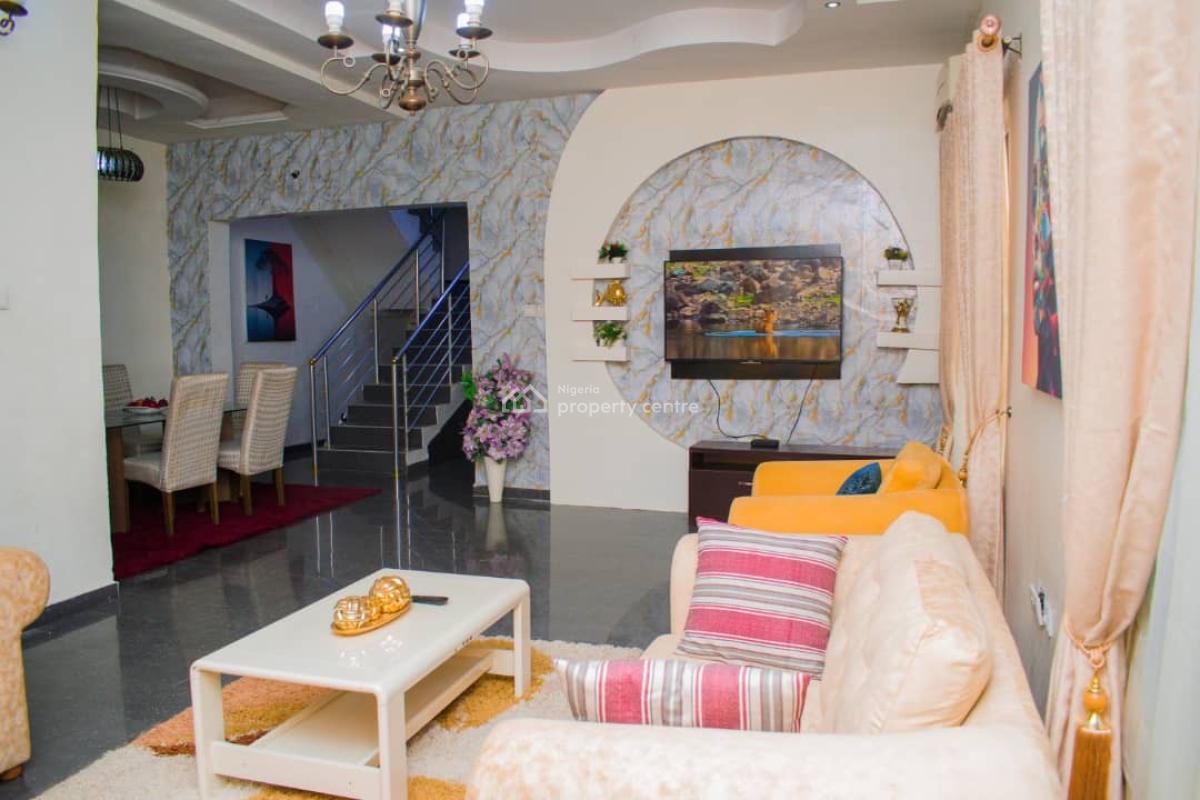 Awoof: 4 Bedroom Semi-detached with Large Compound, Megamound Estate Ikota, Lekki, Lagos, Semi-detached Duplex for Sale