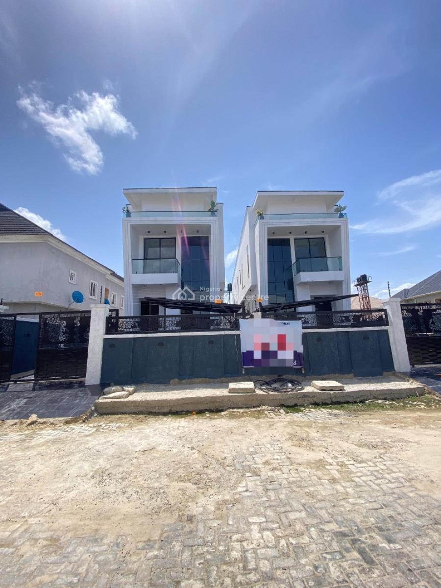 Luxury 5 Bedroom Fully Detached Duplex with Bq and Swimming Pool, Sangotedo, Sangotedo, Ajah, Lagos, Detached Duplex for Sale