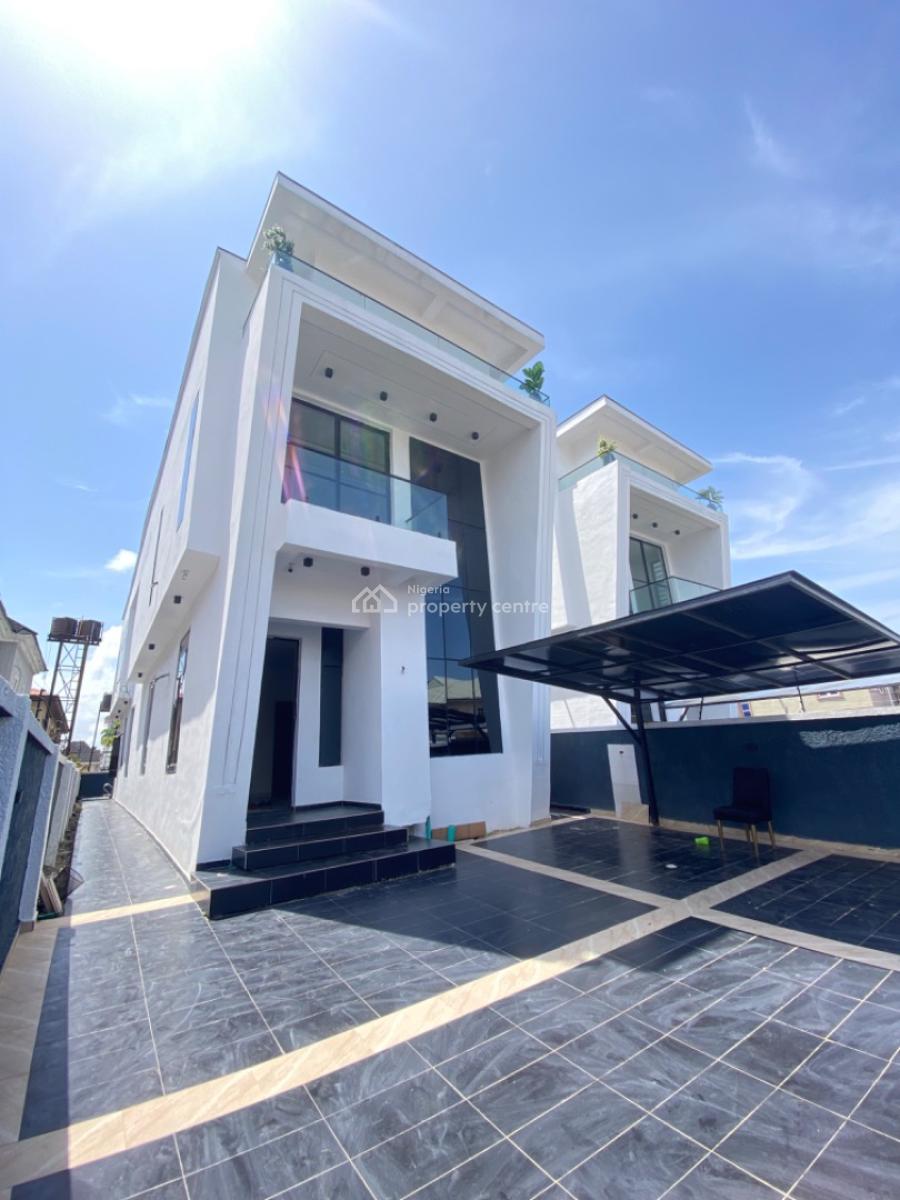Luxury 5 Bedroom Fully Detached Duplex with Bq and Swimming Pool, Sangotedo, Sangotedo, Ajah, Lagos, Detached Duplex for Sale