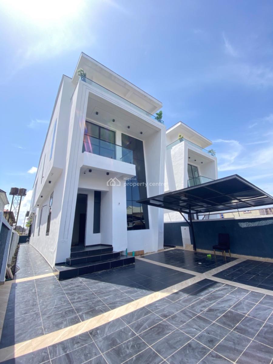 Luxury 5 Bedroom Fully Detached Duplex with Bq and Swimming Pool, Sangotedo, Sangotedo, Ajah, Lagos, Detached Duplex for Sale