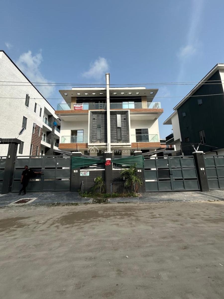 5 Bedroom Semi-detached Duplex with Bq, Ikate, Lekki, Lagos, Semi-detached Duplex for Rent