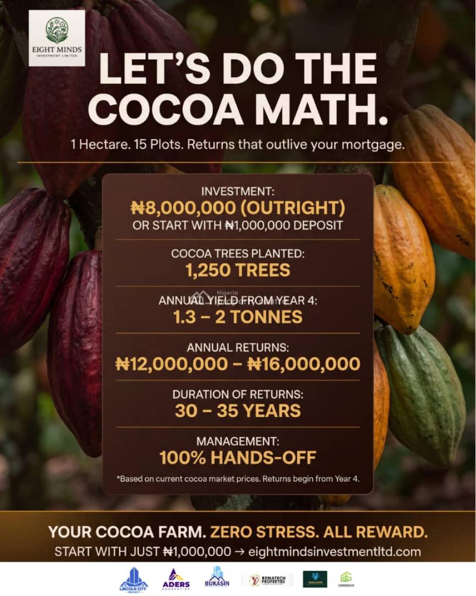 Owo Cocoa and Owo Epo, Obafemi Owode, Ogun, Land for Sale