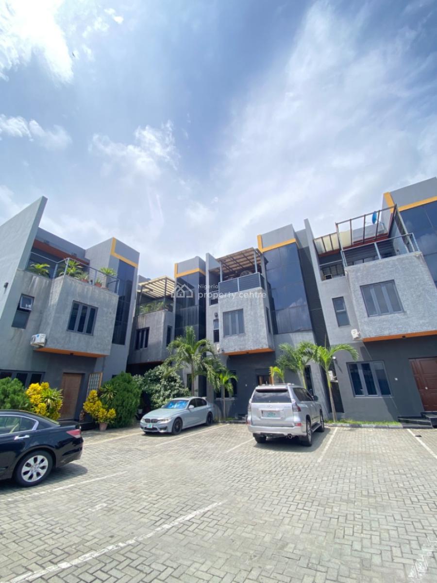 Fully Furnished 4 Bedroom Service Terrace Duplex with Bq Available, Lekki Phase 1, Lekki Phase 1, Lekki, Lagos, Terraced Duplex for Sale
