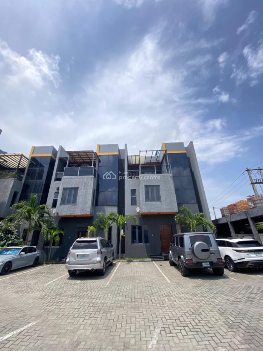 Fully Furnished 4 Bedroom Service Terrace Duplex with Bq Available, Lekki Phase 1, Lekki Phase 1, Lekki, Lagos, Terraced Duplex for Sale