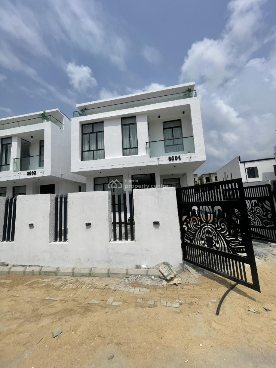 Excellently Built 5 Bedroom Fully Detached Duplex + Bq and Pool, Chevron Toll Gate, Lekki, Lagos, Detached Duplex for Sale
