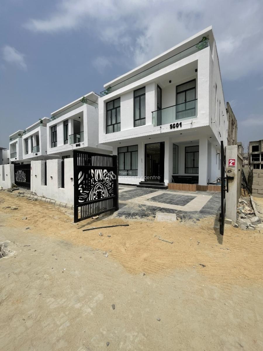 Excellently Built 5 Bedroom Fully Detached Duplex + Bq and Pool, Chevron Toll Gate, Lekki, Lagos, Detached Duplex for Sale