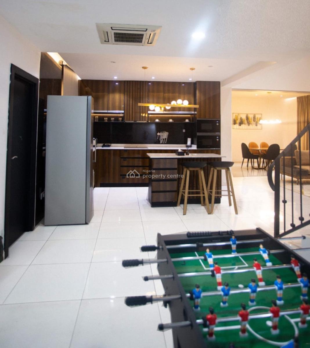 Brand New Smart Luxury 1 Bedroom Maisonette Apartment with Snooker, Lekki Phase 1, Lekki, Lagos, Flat / Apartment Short Let
