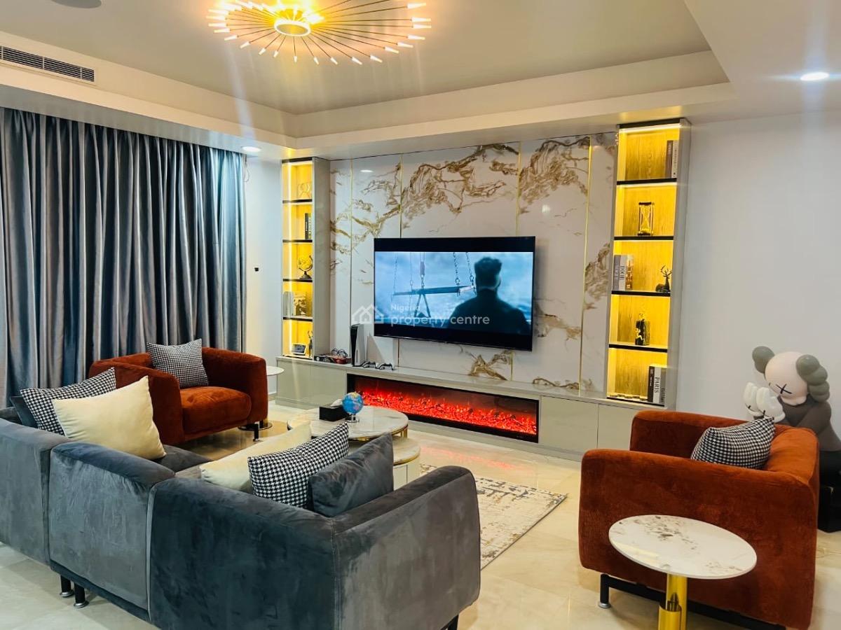 Brand New Smart Luxury 1 Bedroom Maisonette Apartment with Snooker, Lekki Phase 1, Lekki, Lagos, Flat / Apartment Short Let