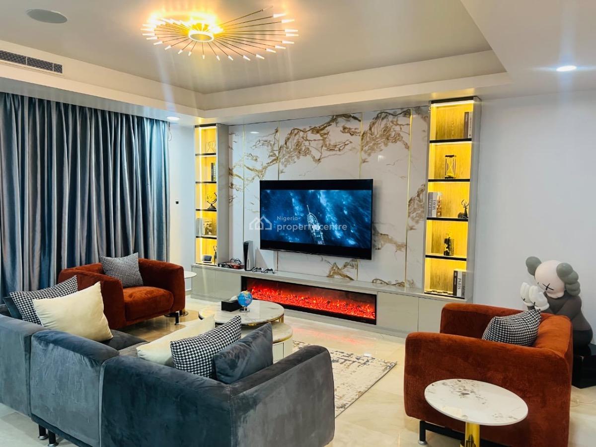 Brand New Smart Luxury 1 Bedroom Maisonette Apartment with Snooker, Lekki Phase 1, Lekki, Lagos, Flat / Apartment Short Let