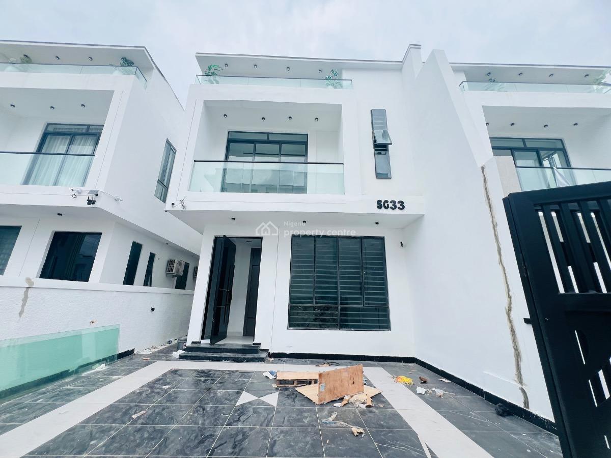 4bedroom Semi Detached Duplex with Bq, Chevron Alternative, Lekki, Lagos, Semi-detached Duplex for Sale