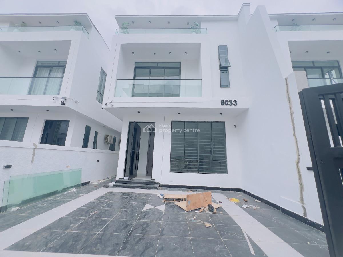 4bedroom Semi Detached Duplex with Bq, Chevron Alternative, Lekki, Lagos, Semi-detached Duplex for Sale