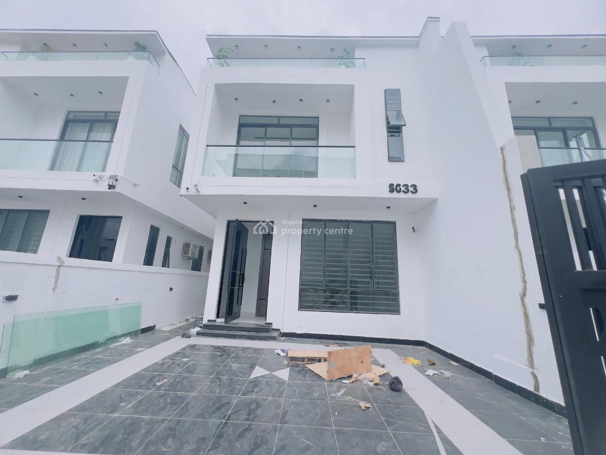4bedroom Semi Detached Duplex with Bq, Chevron Alternative, Lekki, Lagos, Semi-detached Duplex for Sale