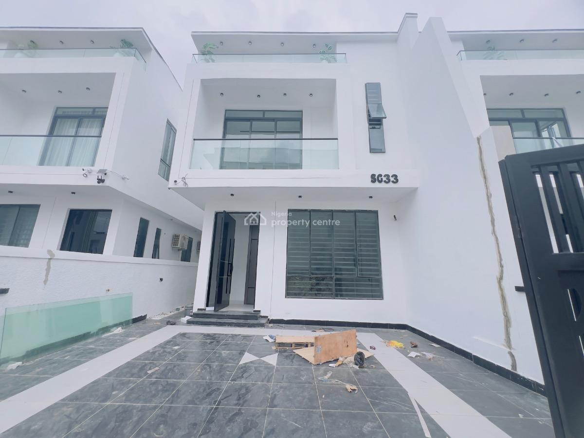 4bedroom Semi Detached Duplex with Bq, Chevron Alternative, Lekki, Lagos, Semi-detached Duplex for Sale