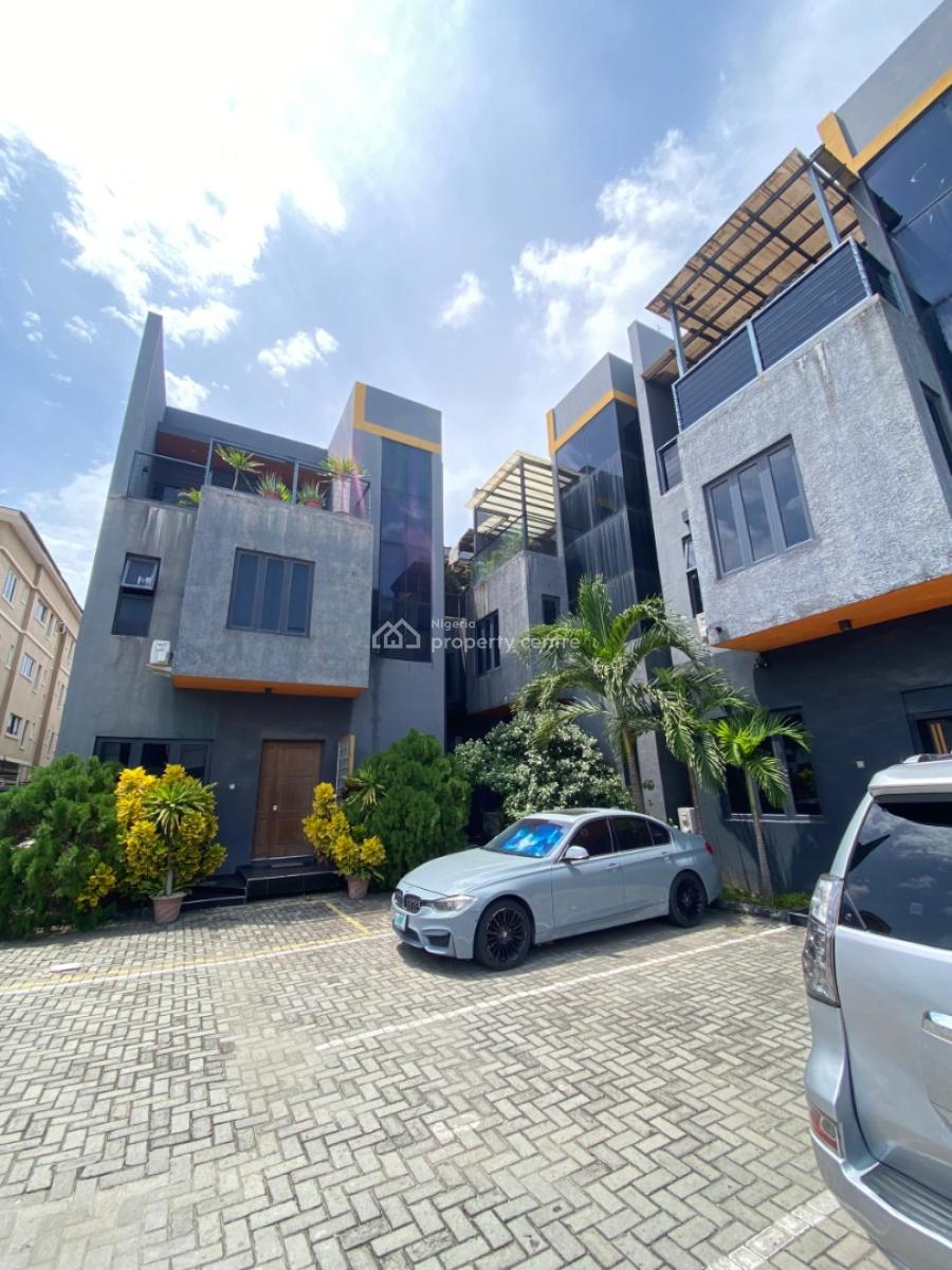 Luxury Fully Furnished 4 Bedroom Serviced Terrace Duplex with Bq, Lekki Phase 1, Lekki, Lagos, Terraced Duplex for Sale