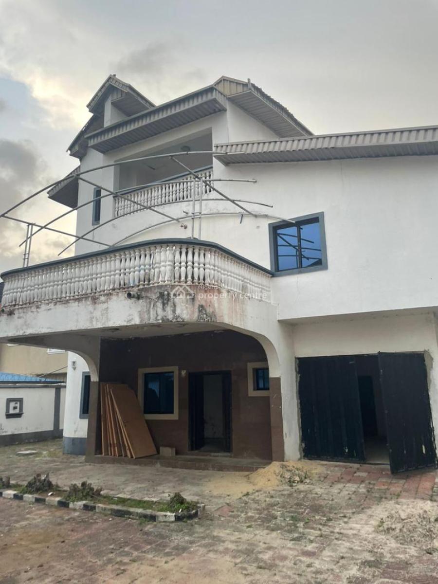 Spacious 7 Bedroom Fully Detached Duplex with 2 Room Bq, Sangotedo, Ajah, Lagos, Detached Duplex for Sale
