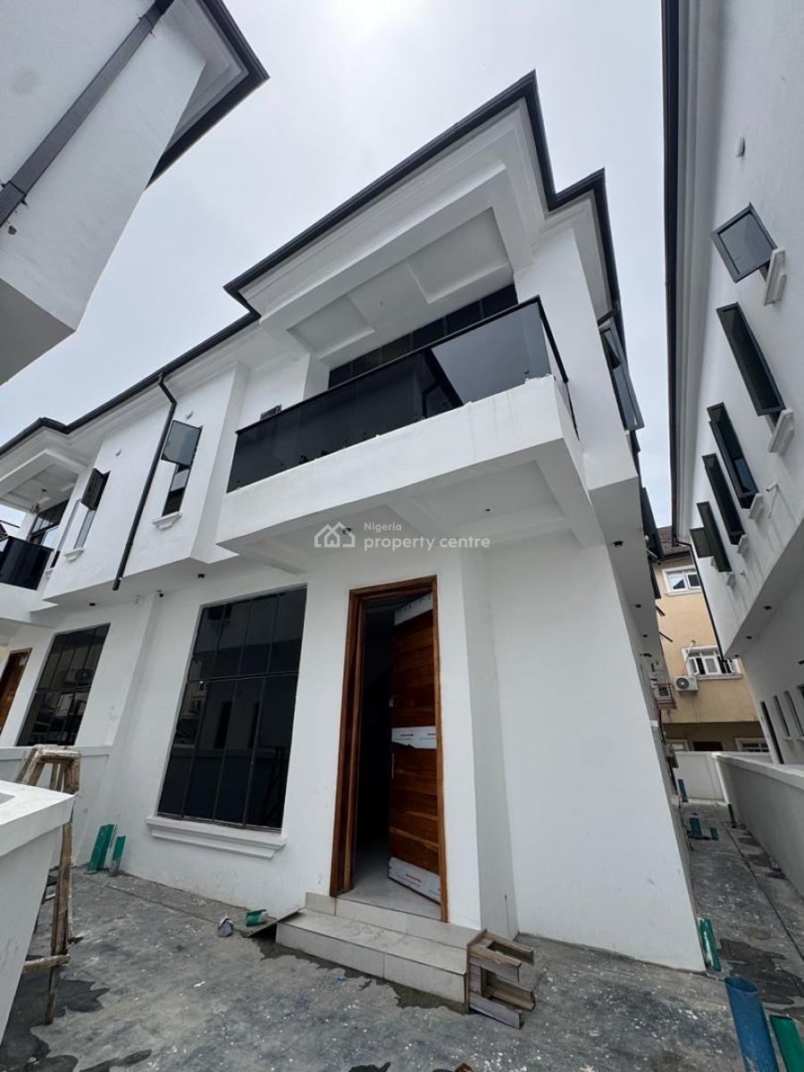 4 Bedroom Semi Detached Duplex with Bq, Osapa Agungi, Lekki, Lagos, Flat / Apartment for Sale