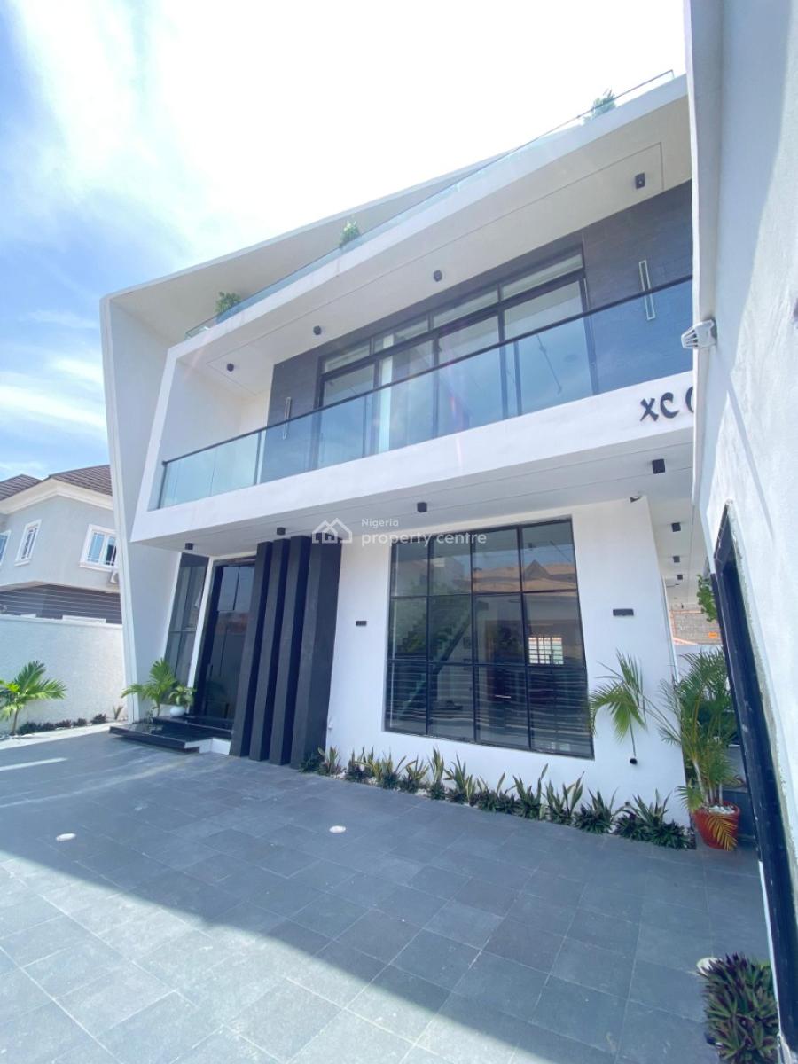 Luxurious 5 Bedroom Brand New Fully Detached Smart Home with Bq & Pool, Sangotedo, Ajah, Lagos, Detached Duplex for Sale
