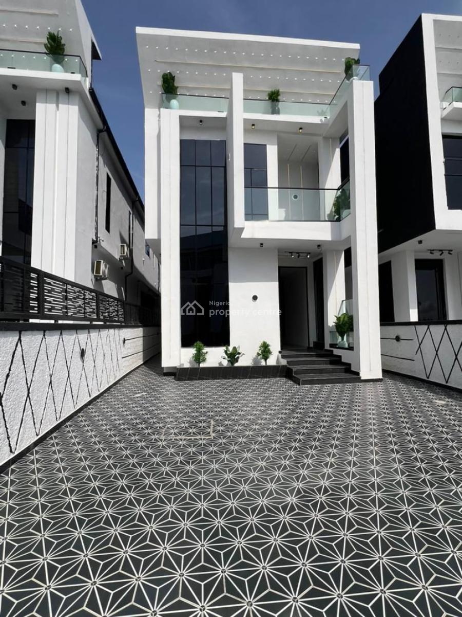 5 Bedroom Fully Detached Duplex with a Bq, Chevron, Lekki, Lagos, Flat / Apartment for Sale