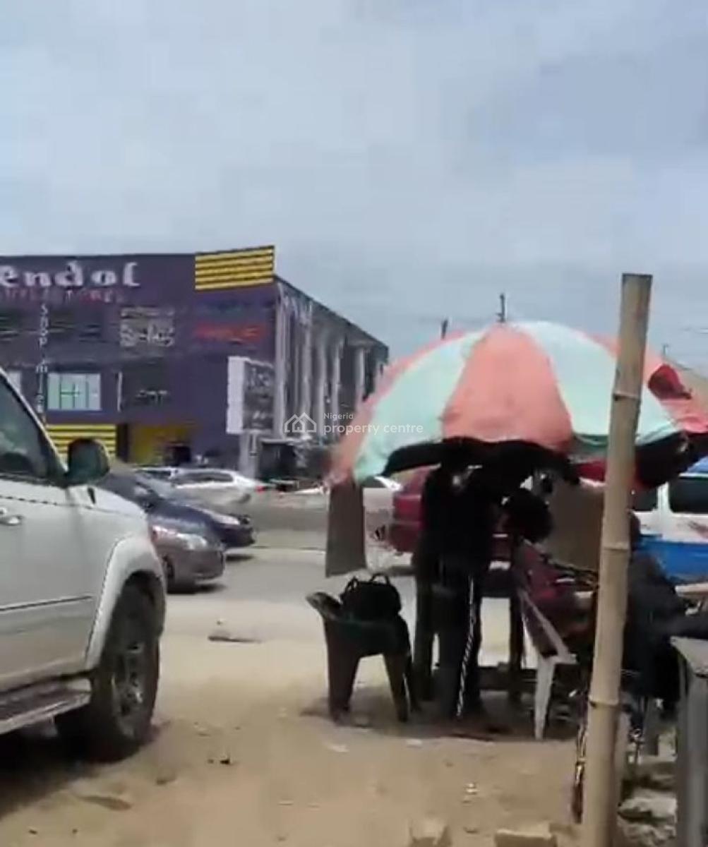 Land Measuring 2 Plots, Opposite Jendol Supermarket By Gig, Lekki Expressway, Lekki, Lagos, Commercial Land for Sale