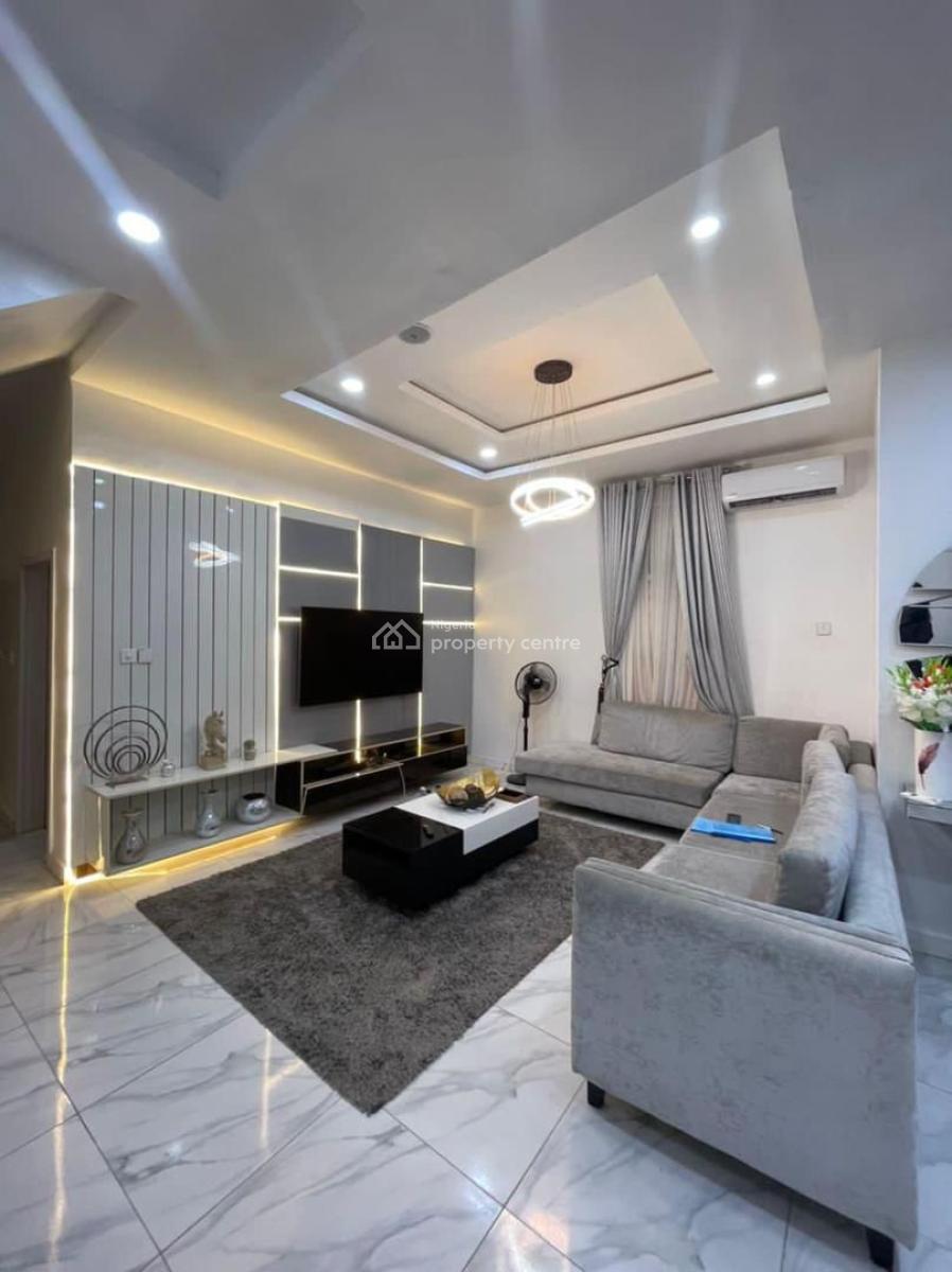 Experience a Luxury Lifestyle in This Cozy Fully Furnished 4 Bedroom, Chevron Lekki, Lekki, Lagos, Semi-detached Duplex for Rent