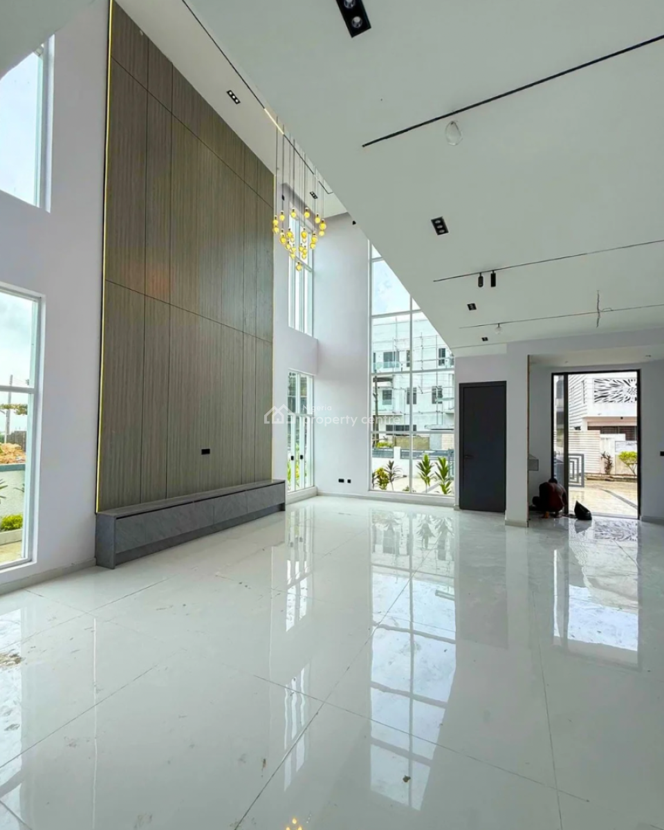 Brand New Spacious 5 Bedroom Duplex with a Bq, Pool, a Gym and Cinema, in a Secured Estate in Osapa London Lekki Lagos, Osapa, Lekki, Lagos, Detached Duplex for Sale