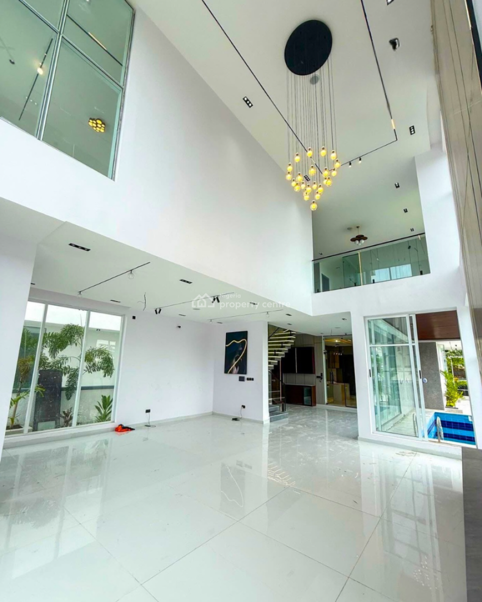 Brand New Spacious 5 Bedroom Duplex with a Bq, Pool, a Gym and Cinema, in a Secured Estate in Osapa London Lekki Lagos, Osapa, Lekki, Lagos, Detached Duplex for Sale