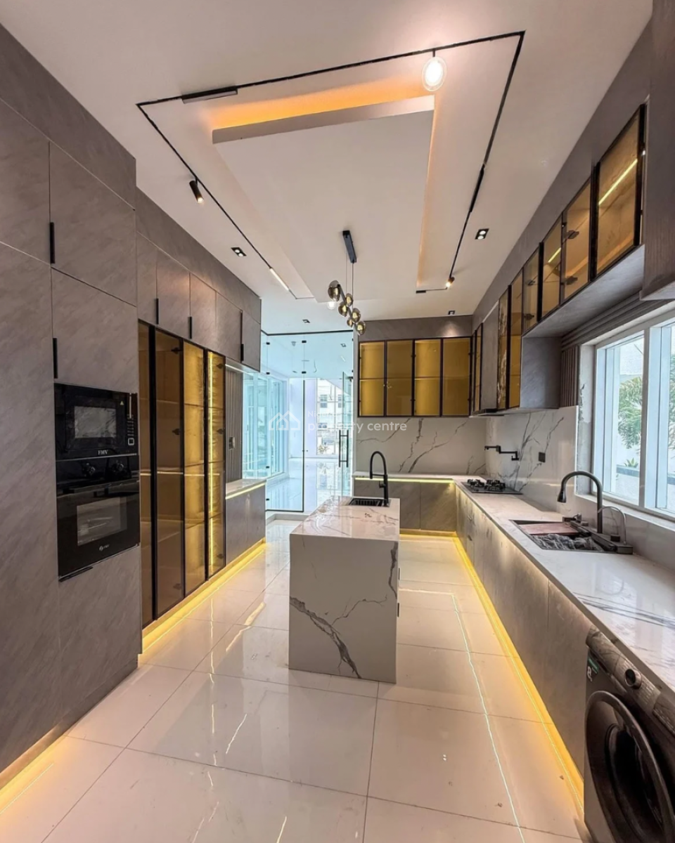 Brand New Spacious 5 Bedroom Duplex with a Bq, Pool, a Gym and Cinema, in a Secured Estate in Osapa London Lekki Lagos, Osapa, Lekki, Lagos, Detached Duplex for Sale
