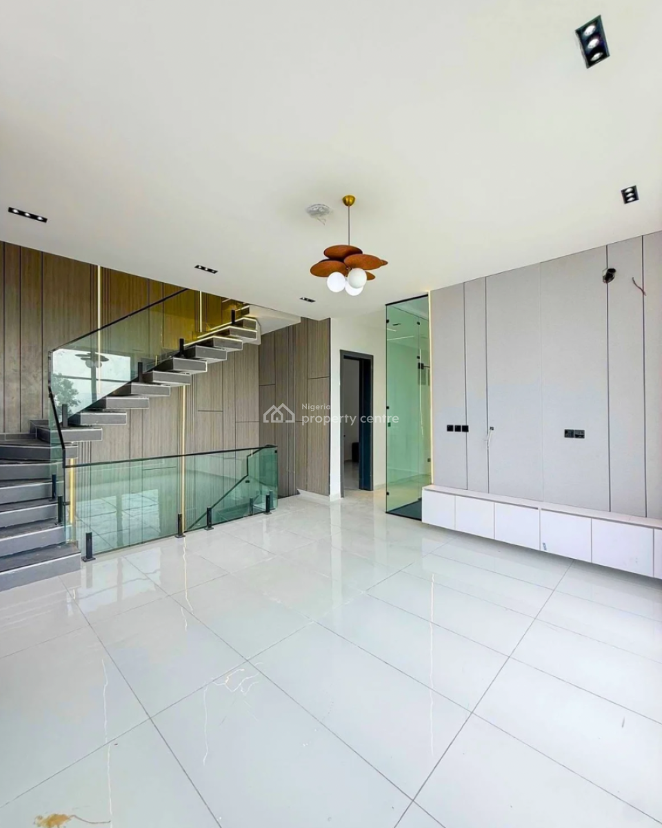 Brand New Spacious 5 Bedroom Duplex with a Bq, Pool, a Gym and Cinema, in a Secured Estate in Osapa London Lekki Lagos, Osapa, Lekki, Lagos, Detached Duplex for Sale