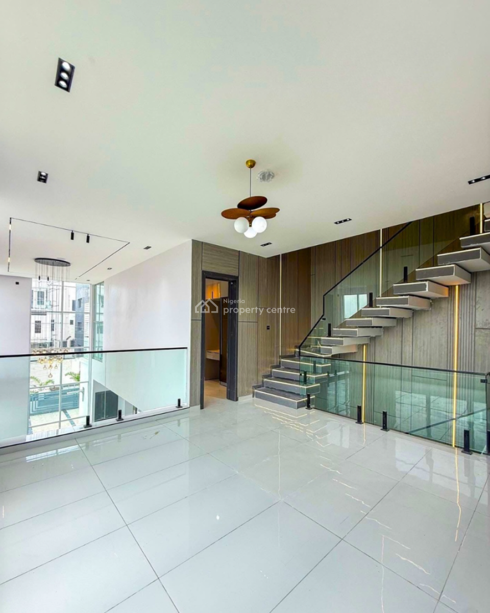 Brand New Spacious 5 Bedroom Duplex with a Bq, Pool, a Gym and Cinema, in a Secured Estate in Osapa London Lekki Lagos, Osapa, Lekki, Lagos, Detached Duplex for Sale