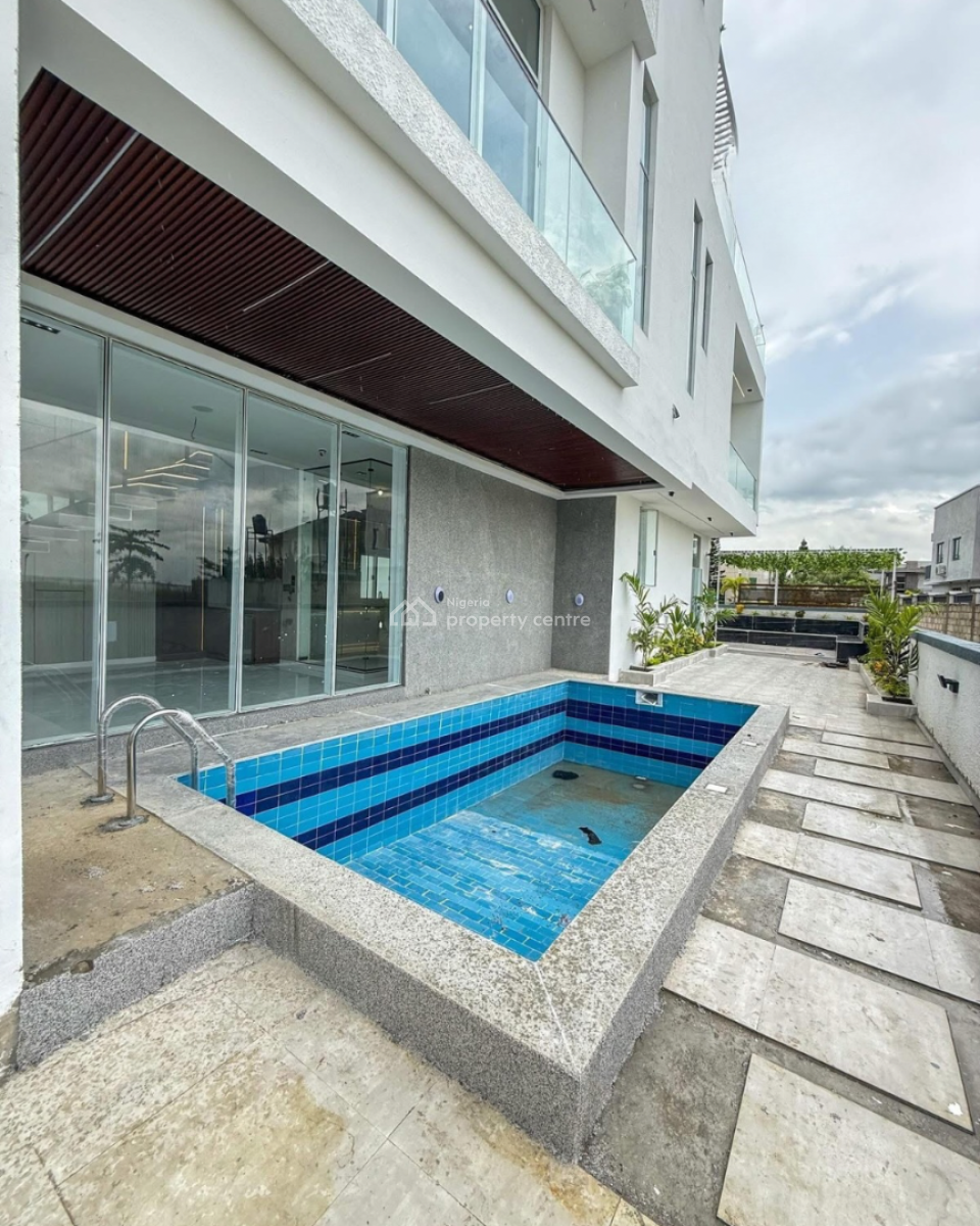 Brand New Spacious 5 Bedroom Duplex with a Bq, Pool, a Gym and Cinema, in a Secured Estate in Osapa London Lekki Lagos, Osapa, Lekki, Lagos, Detached Duplex for Sale