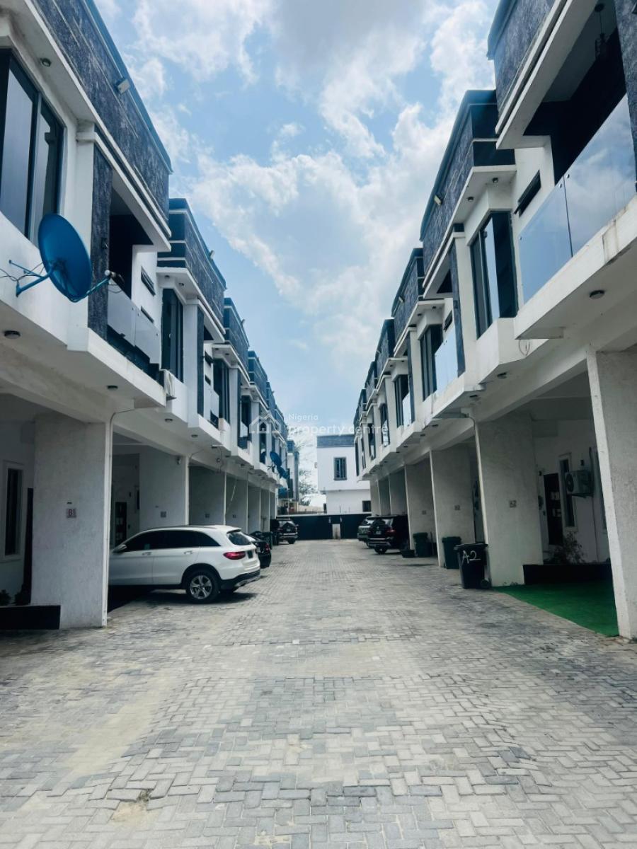 4 Bedroom Terrace Duplex in a Secure Estate, Lekki Palm City Estate Ado Road Ajah Lagos, Ado, Ajah, Lagos, Terraced Duplex for Rent