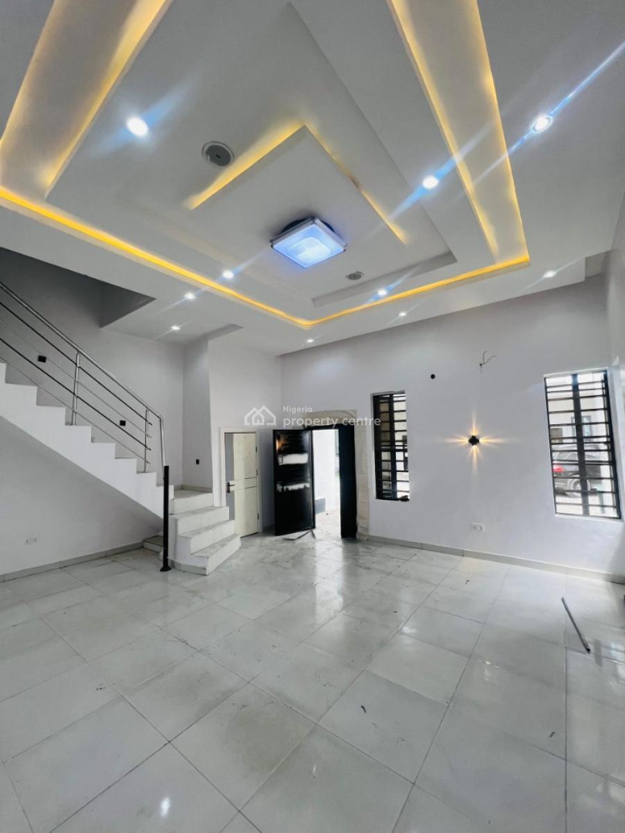 4 Bedroom Terrace Duplex in a Secure Estate, Lekki Palm City Estate Ado Road Ajah Lagos, Ado, Ajah, Lagos, Terraced Duplex for Rent