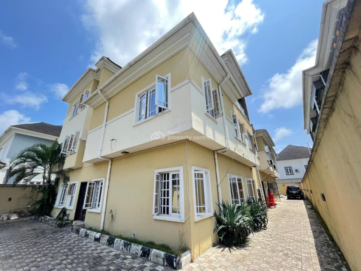 5 Bedroom Terrace Duplex with Laundry Room, Peninsula Gardens Estate, Ajah, Lagos, Terraced Duplex for Rent