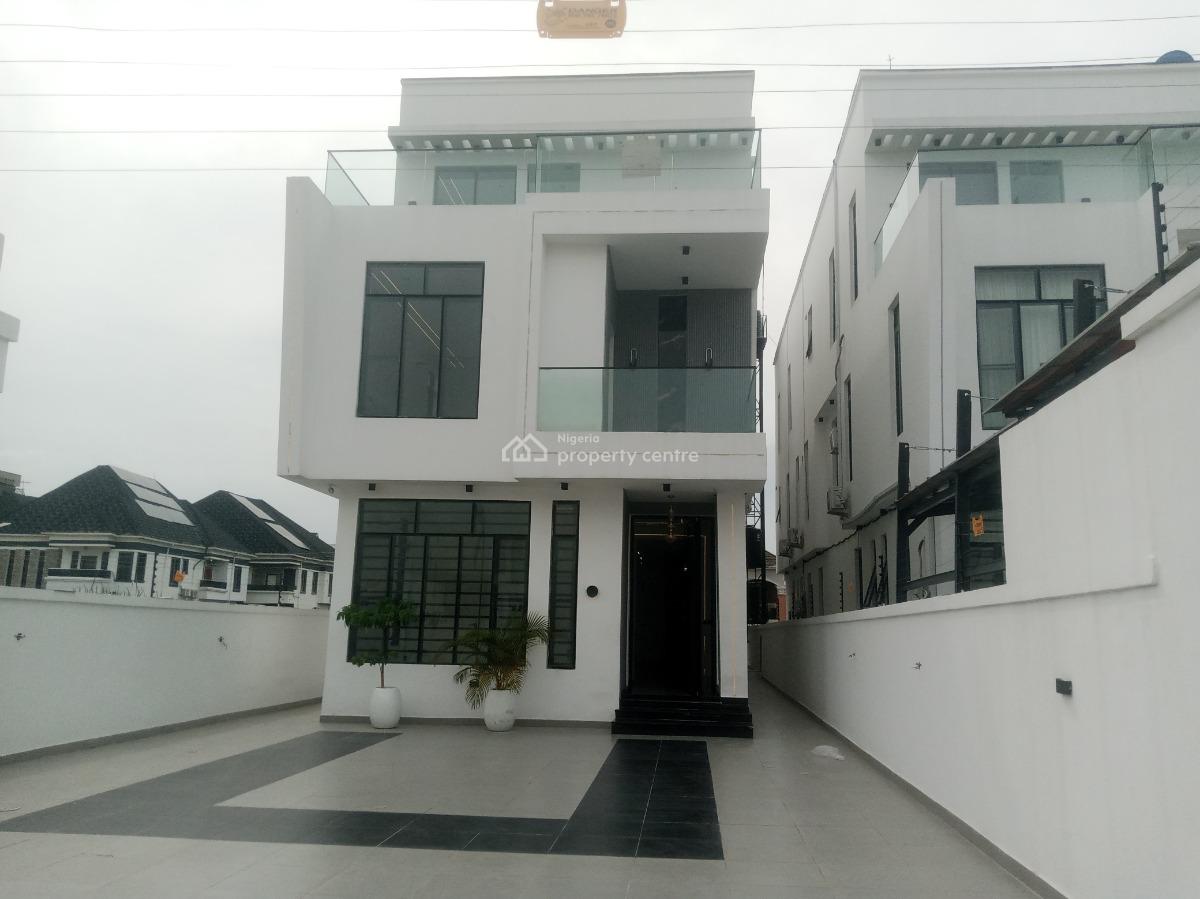 Newly Built 5 Bedroom Detached Duplex in a Well Secured Estate with Bq, Lekki Phase 1, Lekki, Lagos, Detached Duplex for Sale