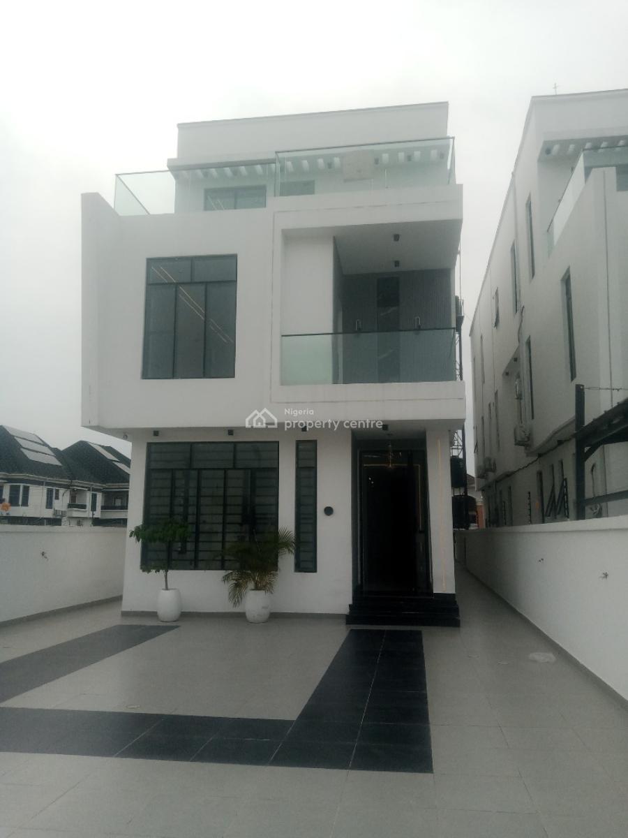 Newly Built 5 Bedroom Detached Duplex in a Well Secured Estate with Bq, Lekki Phase 1, Lekki, Lagos, Detached Duplex for Sale