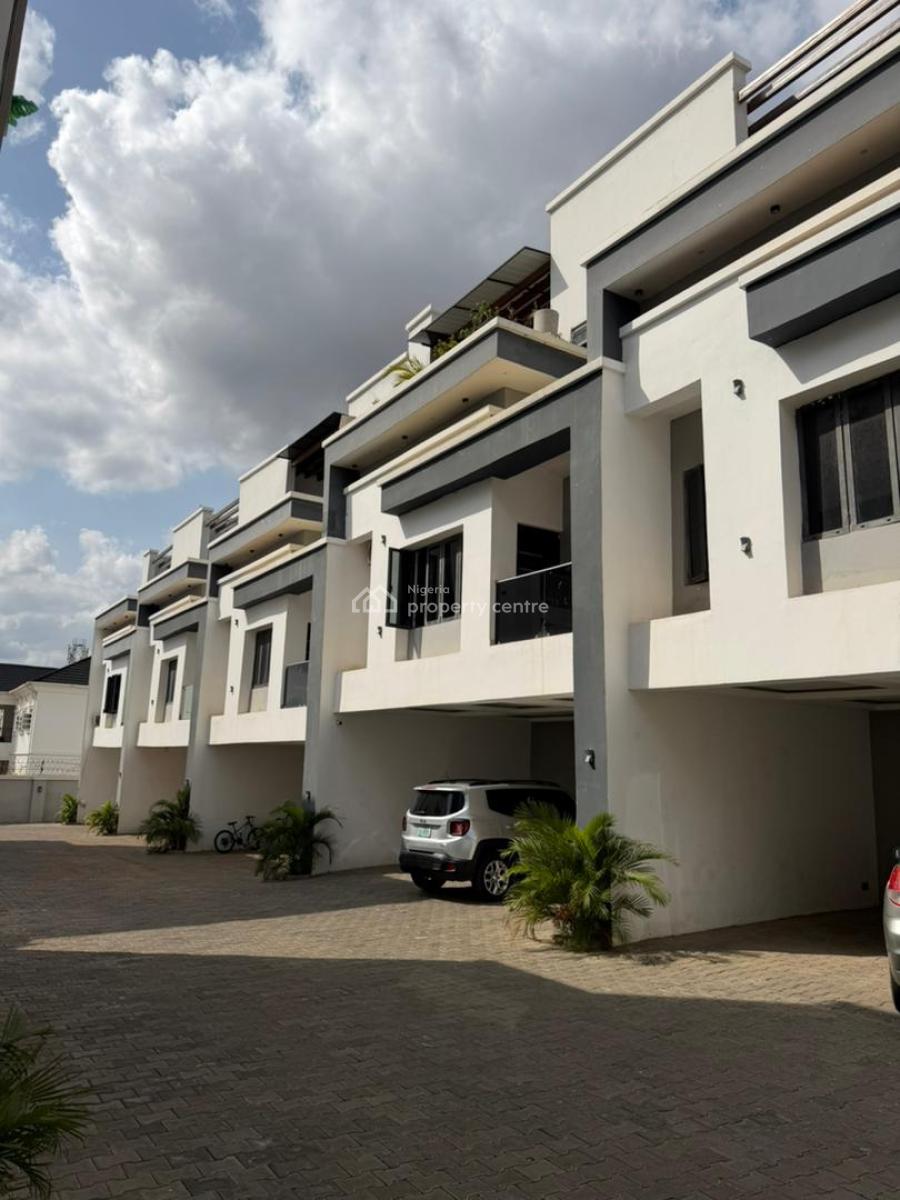 Luxury 4-bedroom Terrace Duplex with Bq, Wuye, Abuja, Terraced Duplex for Sale