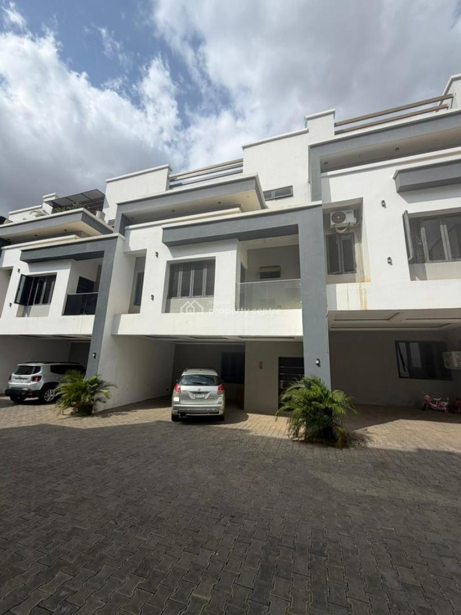 Luxury 4-bedroom Terrace Duplex with Bq, Wuye, Abuja, Terraced Duplex for Sale