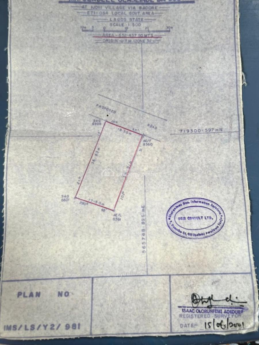 Full Plot of Fence & Gated Land with Demolishable Structure, Greenville Estate, Badore, Ajah, Lagos, Residential Land for Sale