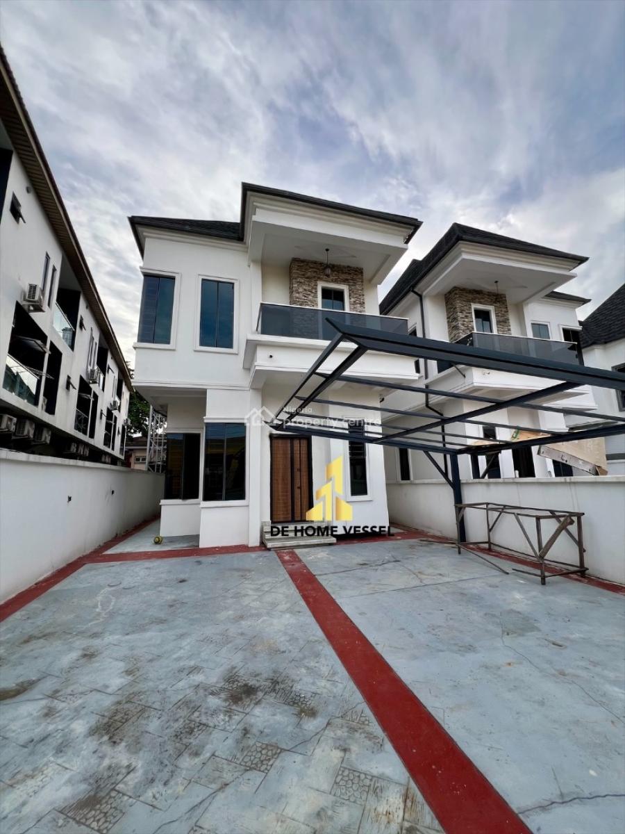 Spacious 5 Bedroom Fully Detached Home with Bq, Osapa, Lekki, Lagos, Detached Duplex for Sale