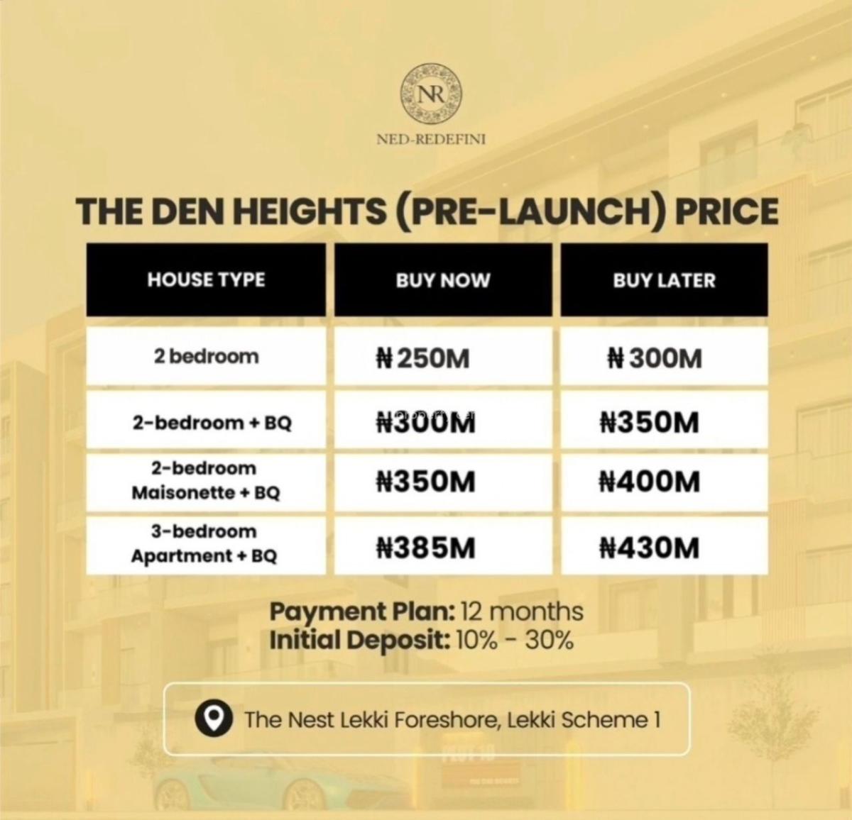 2 Bedrooms Apartment with Bq, Lekki Foreshore,off Freedom Way, Lekki Phase 1, Lekki, Lagos, Block of Flats for Sale