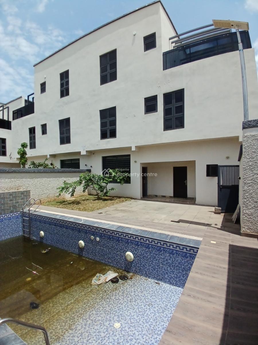 Smart 5 Bedroom Semi Detached Duplex with Elevator and Swimming Pool, Asokoro Abuja Diplomatic Zone, Asokoro District, Abuja, Semi-detached Duplex for Sale