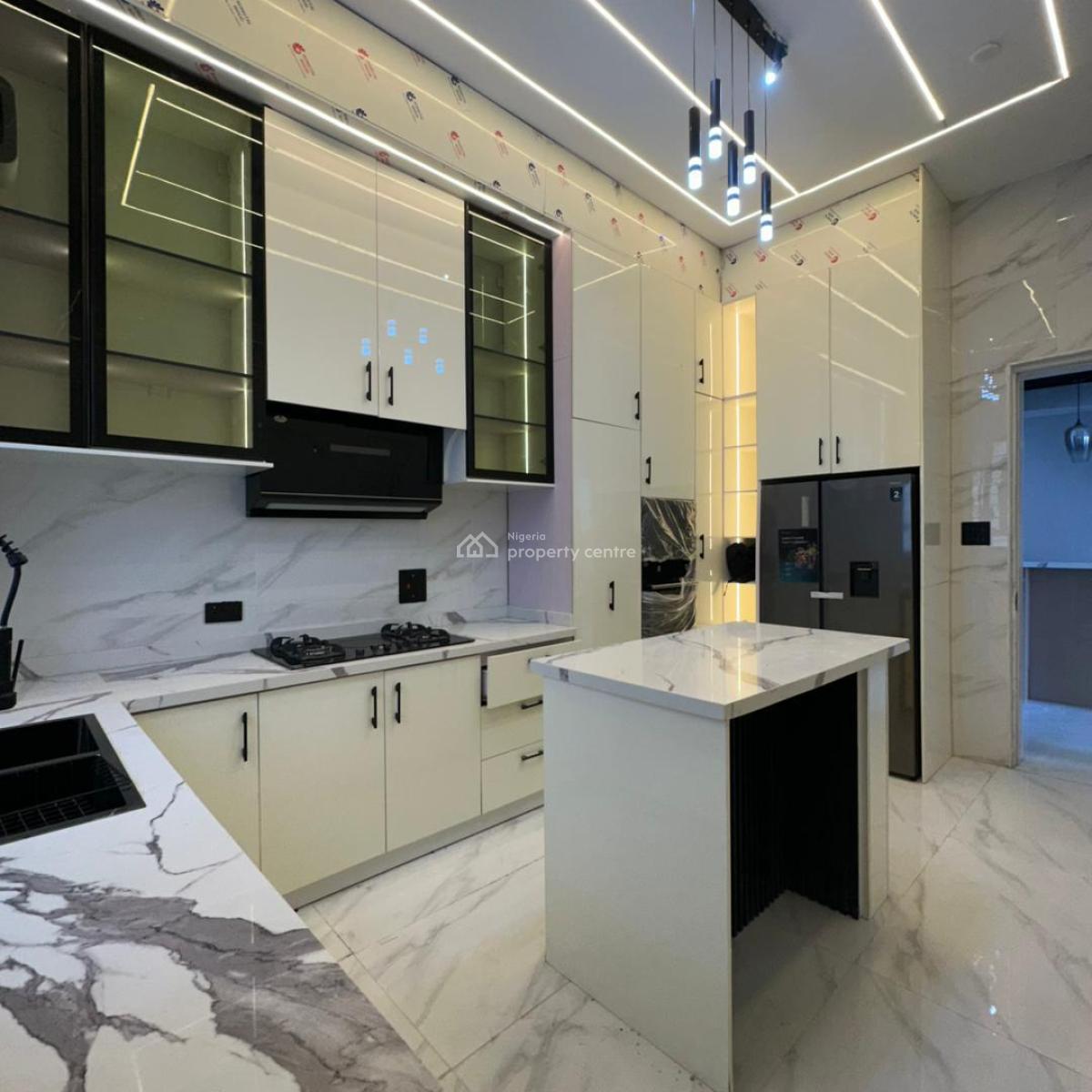 Ultra-luxury 5 Bedroom Semi Detached Duplex with Bq, Cinema, Ikota, Lekki, Lagos, Semi-detached Duplex for Sale